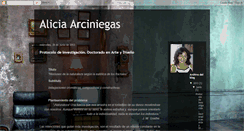 Desktop Screenshot of aliciarciniegas.blogspot.com