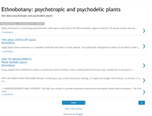 Tablet Screenshot of ethnobotany-psychotropic.blogspot.com