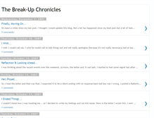 Tablet Screenshot of breakupchronicles.blogspot.com