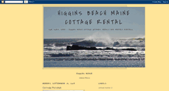 Desktop Screenshot of higginsbeachcottage.blogspot.com