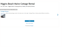 Tablet Screenshot of higginsbeachcottage.blogspot.com