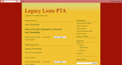 Desktop Screenshot of legacylionspta.blogspot.com