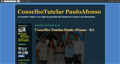 Desktop Screenshot of conselhotutelarpauloafonso.blogspot.com