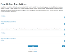 Tablet Screenshot of free-online-translations.blogspot.com