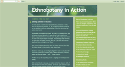 Desktop Screenshot of ethnobotanyinaction.blogspot.com