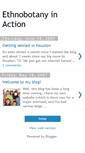 Mobile Screenshot of ethnobotanyinaction.blogspot.com