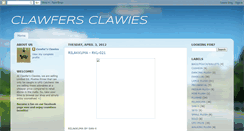 Desktop Screenshot of clawfersclawies.blogspot.com