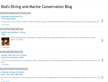 Tablet Screenshot of dods-marine-conservation.blogspot.com