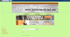 Desktop Screenshot of kasaragods.blogspot.com