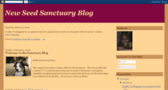 Desktop Screenshot of newseedsanctuary.blogspot.com