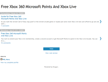 Tablet Screenshot of freexboxliveandmicrosoftpoints.blogspot.com