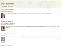 Tablet Screenshot of entresetmana.blogspot.com