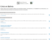 Tablet Screenshot of crisisenbolivia.blogspot.com