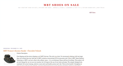 Desktop Screenshot of mbtshoesonsale.blogspot.com