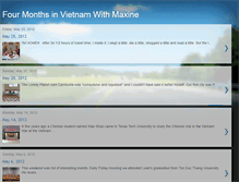 Tablet Screenshot of fourmonthsinvietnam.blogspot.com