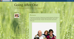 Desktop Screenshot of goingafterone.blogspot.com