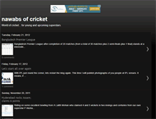 Tablet Screenshot of nawabsofcricket.blogspot.com