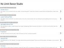 Tablet Screenshot of nolimitdancestudio.blogspot.com