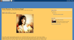 Desktop Screenshot of gramparsons.blogspot.com