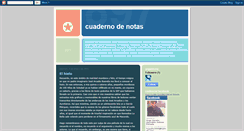 Desktop Screenshot of cuadernodenotasdelhuge.blogspot.com