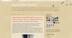 Desktop Screenshot of antiteismoportal.blogspot.com