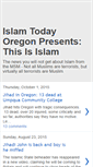 Mobile Screenshot of islamtodayoregon.blogspot.com