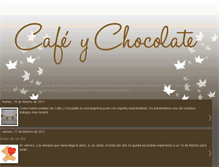 Tablet Screenshot of cafeandchocolate.blogspot.com