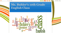 Desktop Screenshot of msbuhlers10thgradeenglishclass.blogspot.com