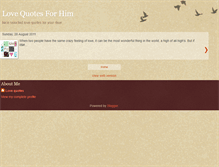 Tablet Screenshot of lovequotesforhim3.blogspot.com