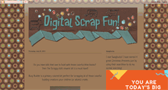 Desktop Screenshot of digitalscrapfun.blogspot.com