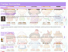 Tablet Screenshot of caritas-sonrientes.blogspot.com