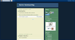 Desktop Screenshot of kevinsbisblog.blogspot.com