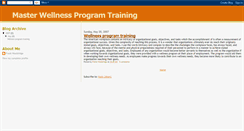 Desktop Screenshot of masterwellnesstraining1.blogspot.com