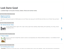 Tablet Screenshot of lookdamngood.blogspot.com