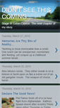 Mobile Screenshot of kathryn-didntseethiscoming.blogspot.com