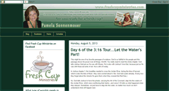Desktop Screenshot of freshcupministries.blogspot.com