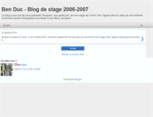 Tablet Screenshot of benoitduchesne.blogspot.com