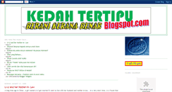 Desktop Screenshot of kedahtertipu.blogspot.com