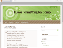 Tablet Screenshot of iloveformattingmycomp.blogspot.com