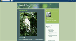 Desktop Screenshot of fauneetflore.blogspot.com
