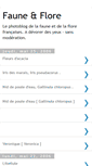 Mobile Screenshot of fauneetflore.blogspot.com