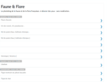 Tablet Screenshot of fauneetflore.blogspot.com