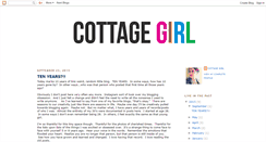 Desktop Screenshot of cottagegirl.blogspot.com