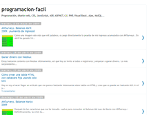 Tablet Screenshot of programacion-facil.blogspot.com