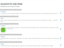 Tablet Screenshot of encontrelomaslindo.blogspot.com