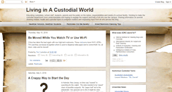 Desktop Screenshot of custodialworld.blogspot.com