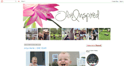 Desktop Screenshot of oliveinspired.blogspot.com