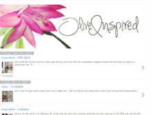 Tablet Screenshot of oliveinspired.blogspot.com