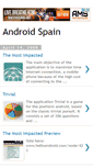 Mobile Screenshot of android-spain.blogspot.com