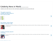 Tablet Screenshot of celebritynewsinworld.blogspot.com